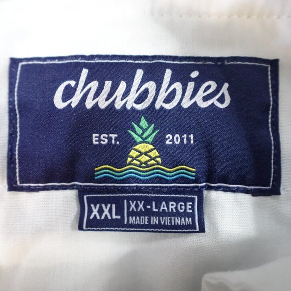 Chubbies Mens Shorts 2XL Blue Hybrid Chino Floral Print All Over Unlined 6" in - Picture 8 of 12